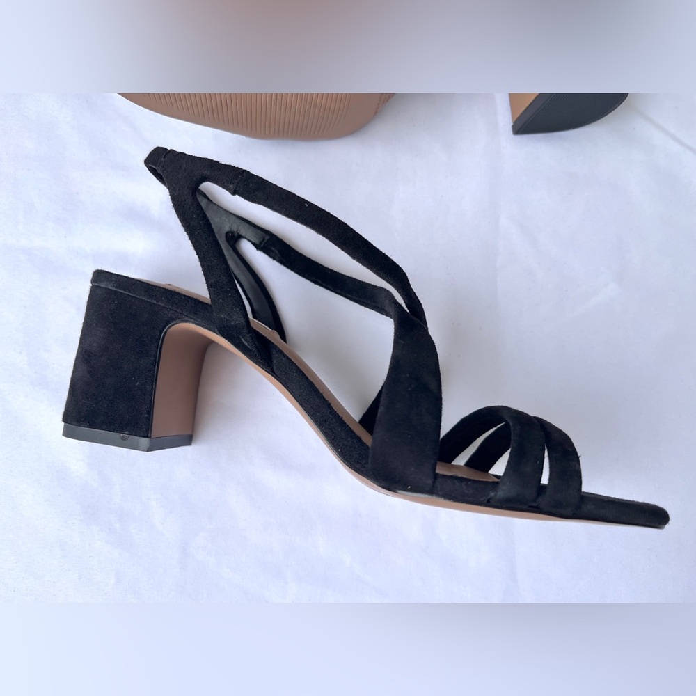 H&M | BNIB Suede Low Heel Sandals - Picture 4 of 16